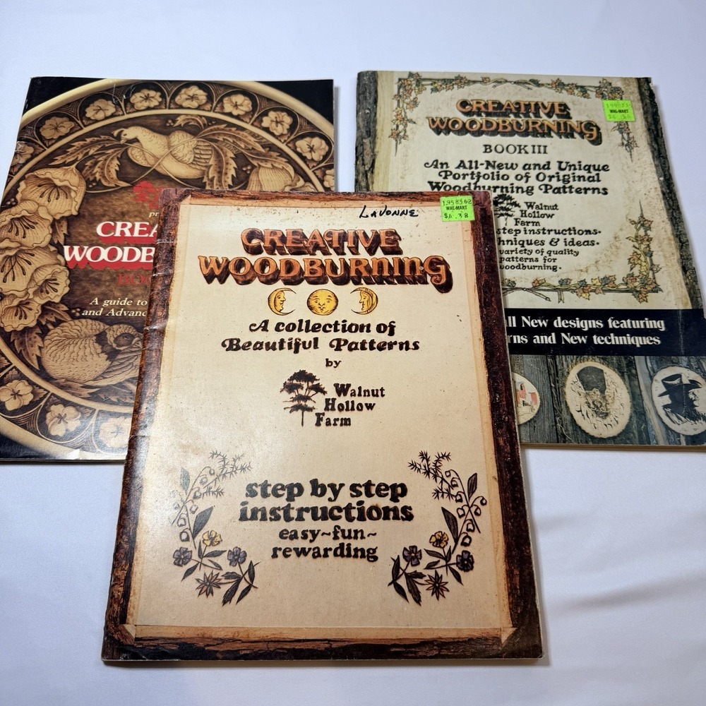CREATIVE WOODBURNING Walnut Hollow Farm Books 1, 3‎ and 4